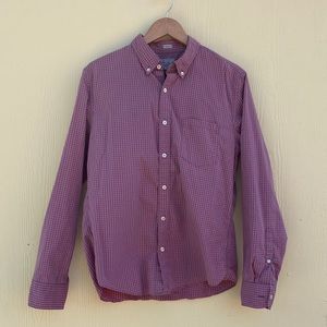 J Crew Long Sleeve Button up in Pink Size L Slim